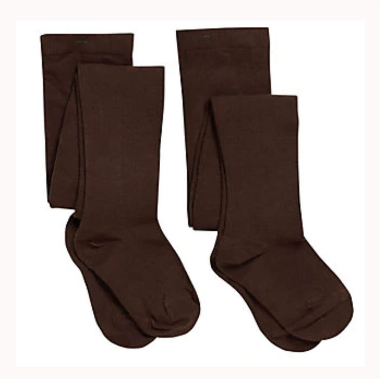 Picture of 4117-THERMAL COTTON  MOKA/BROWN HIGH QUALITTY TIGHTS